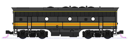 N Kato EMD F7A + F7B Milwaukee Road Freight 2-Locomotive Set #88A, 88B w/ Pre-Installed ESU LokSound DCC 1060429L - MPM Hobbies