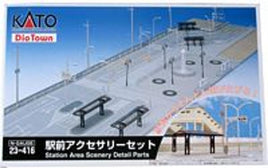 N Kato Station Area Scenery Detail Parts 23416 - MPM Hobbies