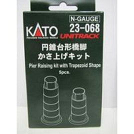 N Kato Unitrack Trapezoid shape Pier Rising Kit, 5 ea. 23068 - MPM Hobbies