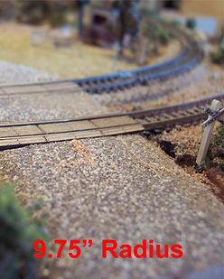 N Osborn 9.75" Radius Crossing Boards 3048 - MPM Hobbies