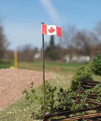 N Osborn Canadian Flag and Pole 3pk 3093 - MPM Hobbies
