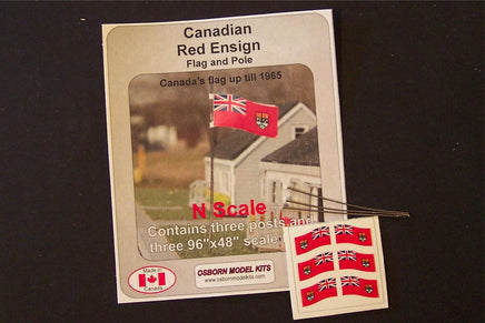 N Osborn Canadian Red Ensign Flag 3pk 3111 - MPM Hobbies
