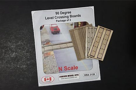 N Osborn Level Crossing Boards 2Pkg 3120 - MPM Hobbies