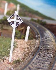 N Osborn Railway Crossing Sign 3054 - MPM Hobbies