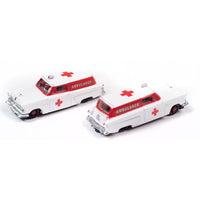 N Scale Classic Metal Works 1953 Ford Ambulance (Pack of 2) 50435.