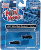N Scale Classic Metal Works 1953 Ford Hearse (Pack of 2) 50436.