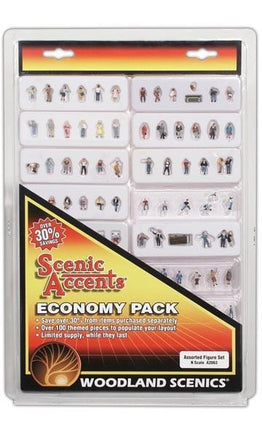 N Woodland Economy Pack - Assorted Figure Set 2063 - MPM Hobbies