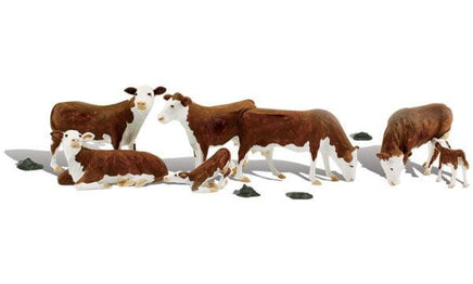 N Woodland Hereford Cows 2144 - MPM Hobbies