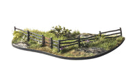N Woodland Log Fence 2991 - MPM Hobbies