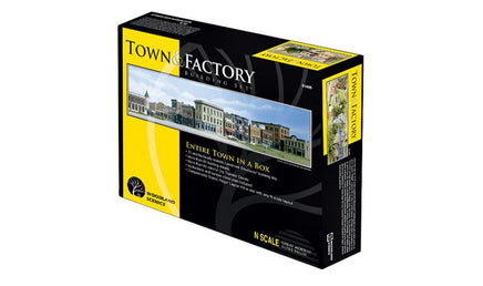 N Woodland Town And Factory Building Set 1485 - MPM Hobbies
