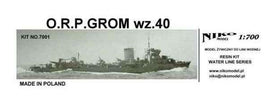 1/700 Niko Model Polish Destroyer Grom 1940 Resin Model Kit