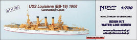 1/700 Niko USS Louisiana BB-19 1906