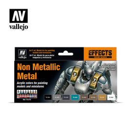 Vallejo 17ml Set of 8 Non Metallic Metal - 72212