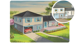 O Bachmann 75th Anniversary Plasticville Split Level House 45633 - MPM Hobbies