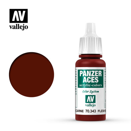 Vallejo Panzer Aces Flesh Shadows 17ml 70343