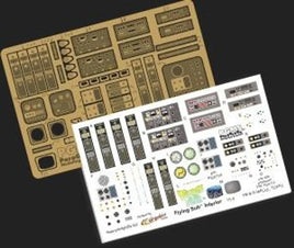 Paragrafix 1/32 Flying Sub Interior Photo-Etch/Decal Combo Set for Moebius Kit