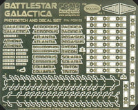 Paragrafix 1/4105 Battlestar Galactica BS75 Spaceship Super Photo-Etch/Decal Set for MOE
