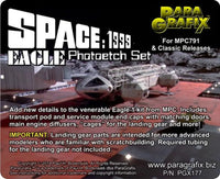 Paragrafix 1/72 Space 1999 Eagle 1 Transporter Photo Etch Set for MPC