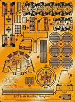 1/72 Paragrafix Star Wars Millennium Falcon Photo Etch Set for Fine Molds Kit