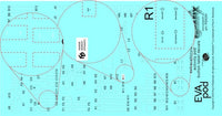 Paragrafix EVA Pod Button Label Decals
