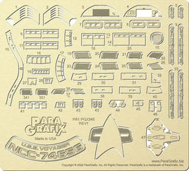 Paragrafix USS Voyager Photoetch Set - 1/1000 Scale