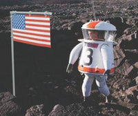 Paragrafix Real Cloth Flag for Moon Suit, 1/10 scale