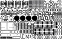 1/200 Pontos Model USS BB-63 Missouri 1945 Detail up set (No wooden deck)
