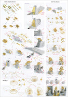 1/200 Pontos Model USS BB-63 Missouri 1945 Detail up set (No wooden deck)