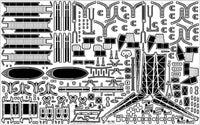 1/200 Pontos Model USS BB-63 Missouri 1945 Detail up set (No wooden deck)