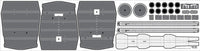1/200 Pontos Model USS BB-63 Missouri 1945 Detail up set (No wooden deck)