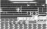 1/200 Pontos Model USS BB-63 Missouri 1945 Detail up set (No wooden deck)