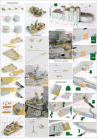 1/200 Pontos Model USS BB-63 Missouri 1945 Detail up set (No wooden deck)