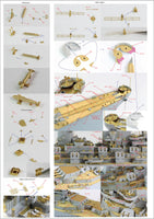 1/200 Pontos Model USS BB-61 Iowa 1944 Detail up set (No wooden deck)