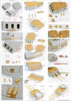 1/200 Pontos Model USS BB-61 Iowa 1944 Detail up set (No wooden deck)