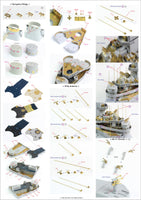 1/200 Pontos Model USS BB-61 Iowa 1944 Detail up set (No wooden deck)