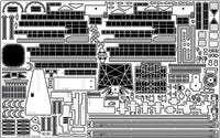 1/200 Pontos Model USS BB-61 Iowa 1944 Detail up set (20B Deck Blue deck)