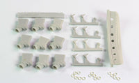 1/200 Pontos Model USS BB-61 Iowa 1944 Detail up set (20B Deck Blue deck)
