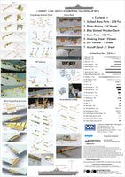 1/350 Pontos Model USS CV-10 Yorktown 1944 Detail up set