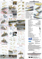 1/350 Pontos Model USS CV-9 Essex 1943 Detail up set