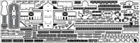 1/350 Pontos Model USS BB-61 Iowa 1984 Detail up set