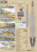 1/350 Pontos Model USS BB-61 Iowa 1984 Detail up set