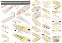 1/350 Pontos Model HMS Hood 1941 Detail up set
