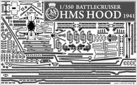 1/350 Pontos Model HMS Hood 1941 Detail up set