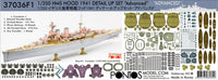1/350 Pontos Model HMS Hood 1941 Detail up set