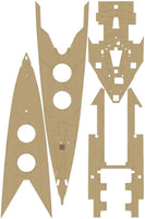 1/350 Pontos Model HMS Hood 1941 Detail up set