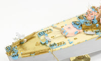 1/350 Pontos Model USS BB-59 Massachusetts 1945 Detail up set (Teak Tone)