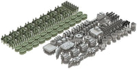 1/350 Pontos Model USS BB-59 Massachusetts 1945 Detail up set (Teak Tone)