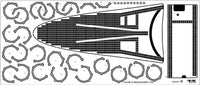 1/350 Pontos Model USS BB-59 Massachusetts 1945 Detail up set (Teak Tone)