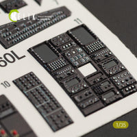 1/35 Kelik MH-60L Black Hawk interior 3D decals for Kitty Hawk kit