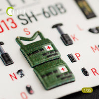 1/35 Kelik SH-60F Ocean Hawk interior 3D decals for Kitty Hawk kit